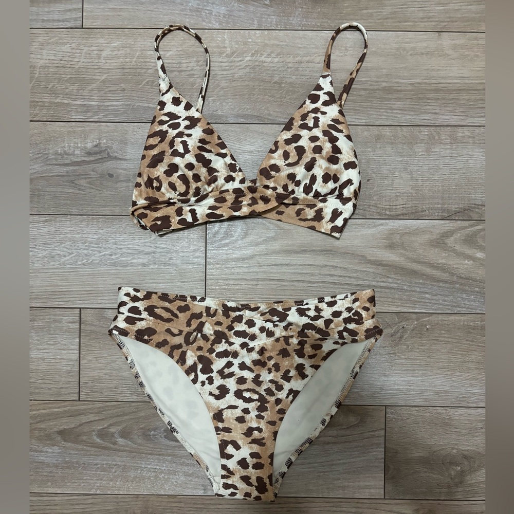 AERIE Cheetah Bikini